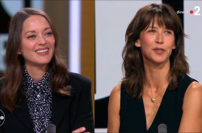  Sophie Marceau et Marion Cotillard @FRANCE2