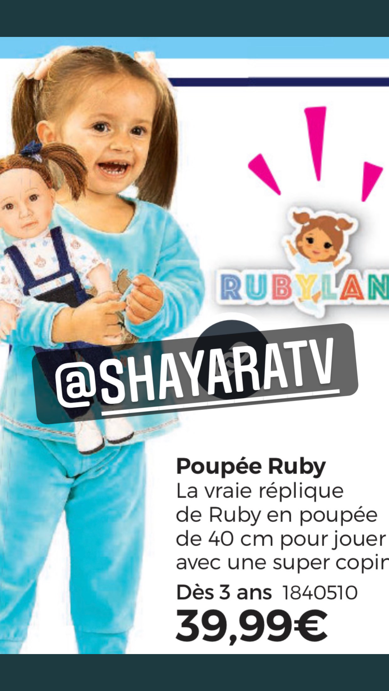 Carla Moreau : Elle lance sa marque de jouets et commercialise une poupée à l'effigie de Ruby !