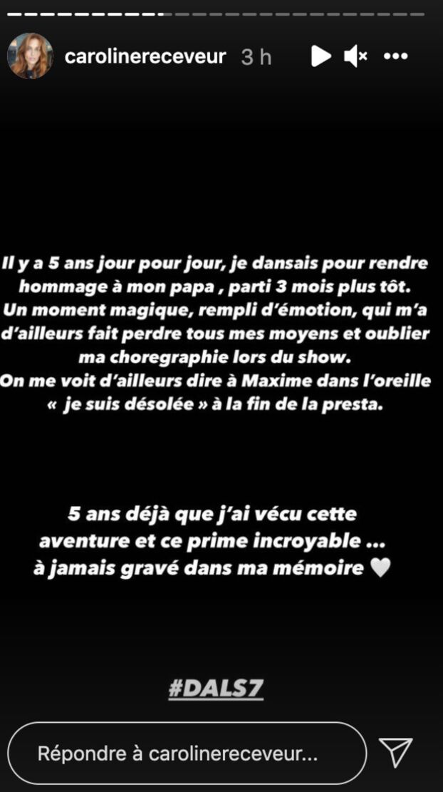 Danse avec les Stars : Le triste souvenir que Caroline Receveur garde de sa participation