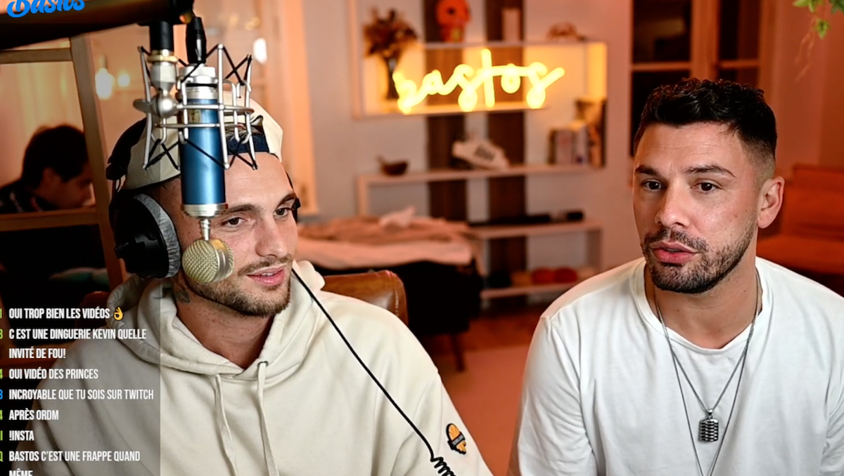 Bastos et Kevin Guedj réunis sur Twitch : Un internaute fait une remarque hilarante sur leur duo