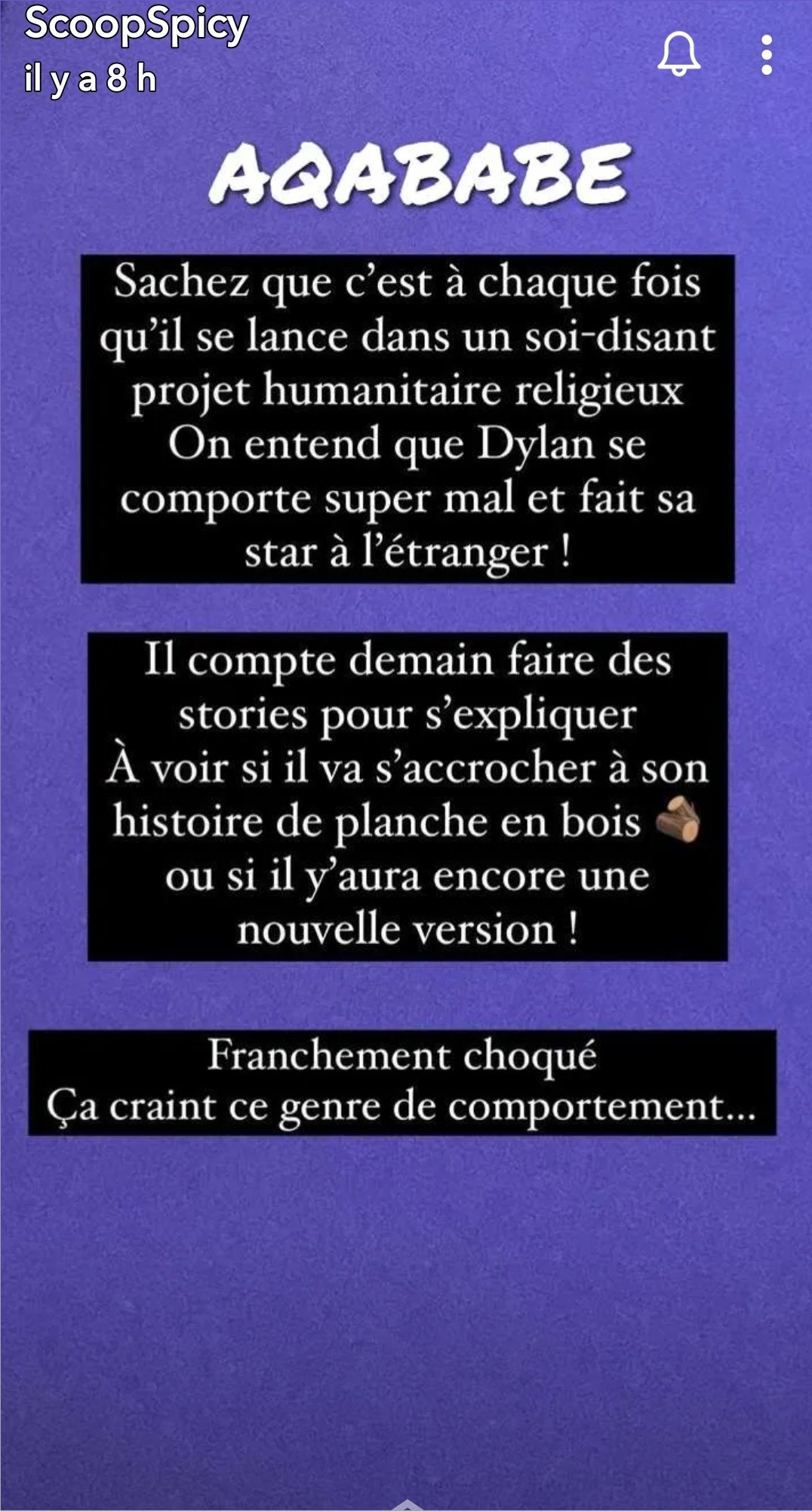 Dylan Thiry tabassé au Maroc ou victime d'un accident de chantier ? Il livre sa version des faits