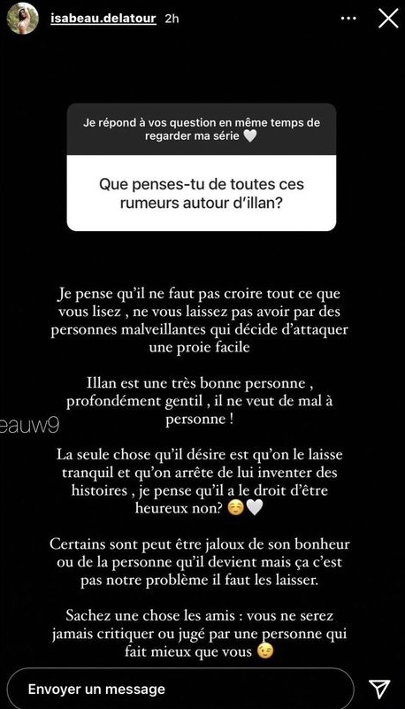  Les stories d'Isabeau @Instagram