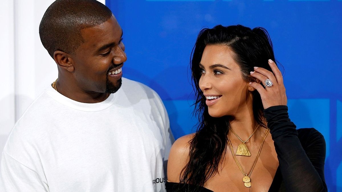  Kanye West et Kim Kardashian @ Getty Images