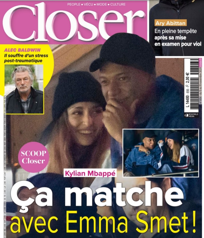  Kylian Mbappé et Emma Smet @Closer