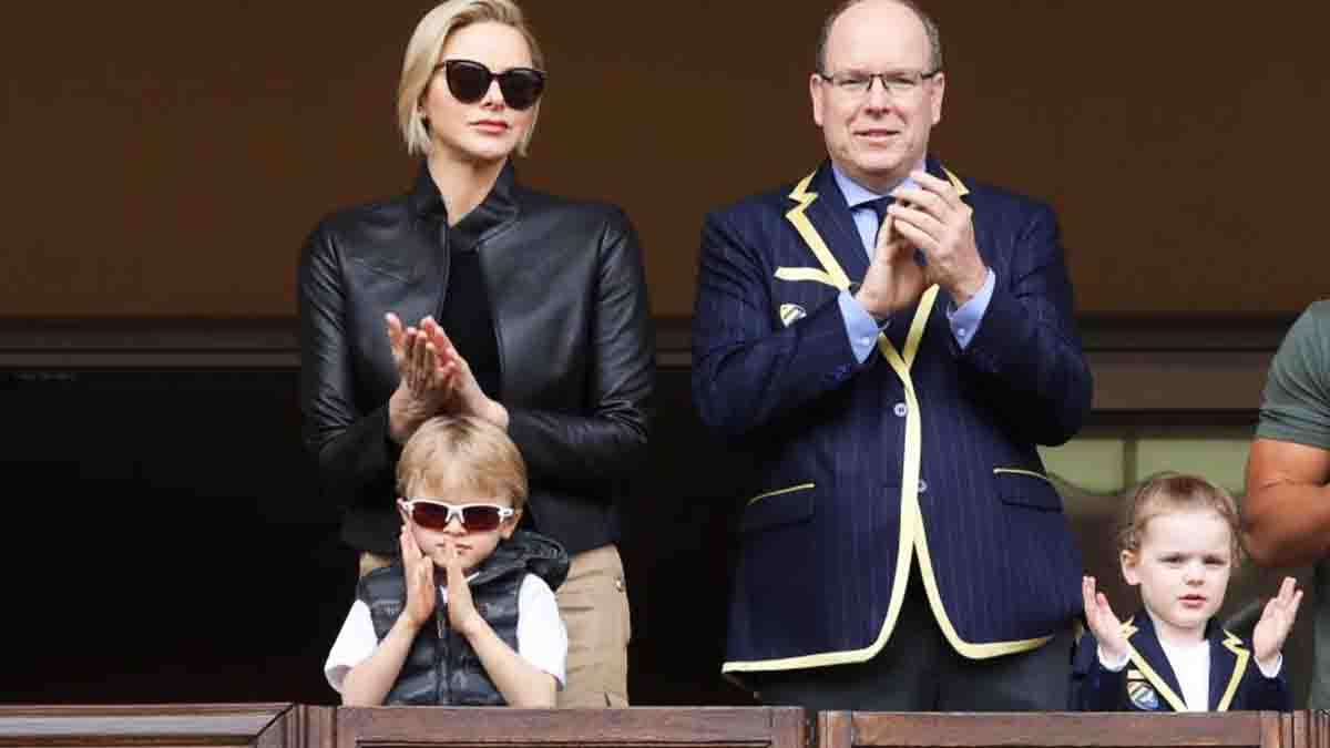  Charlène de Monaco, le prince Albert II et leurs enfants @DR