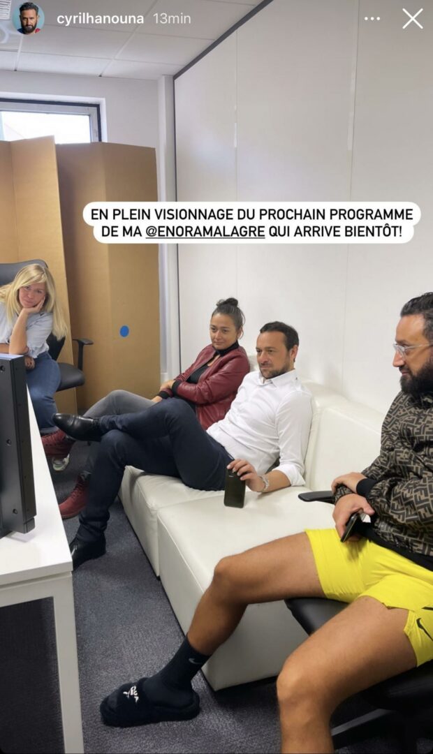  Cyril Hanouna, Enora Malgré