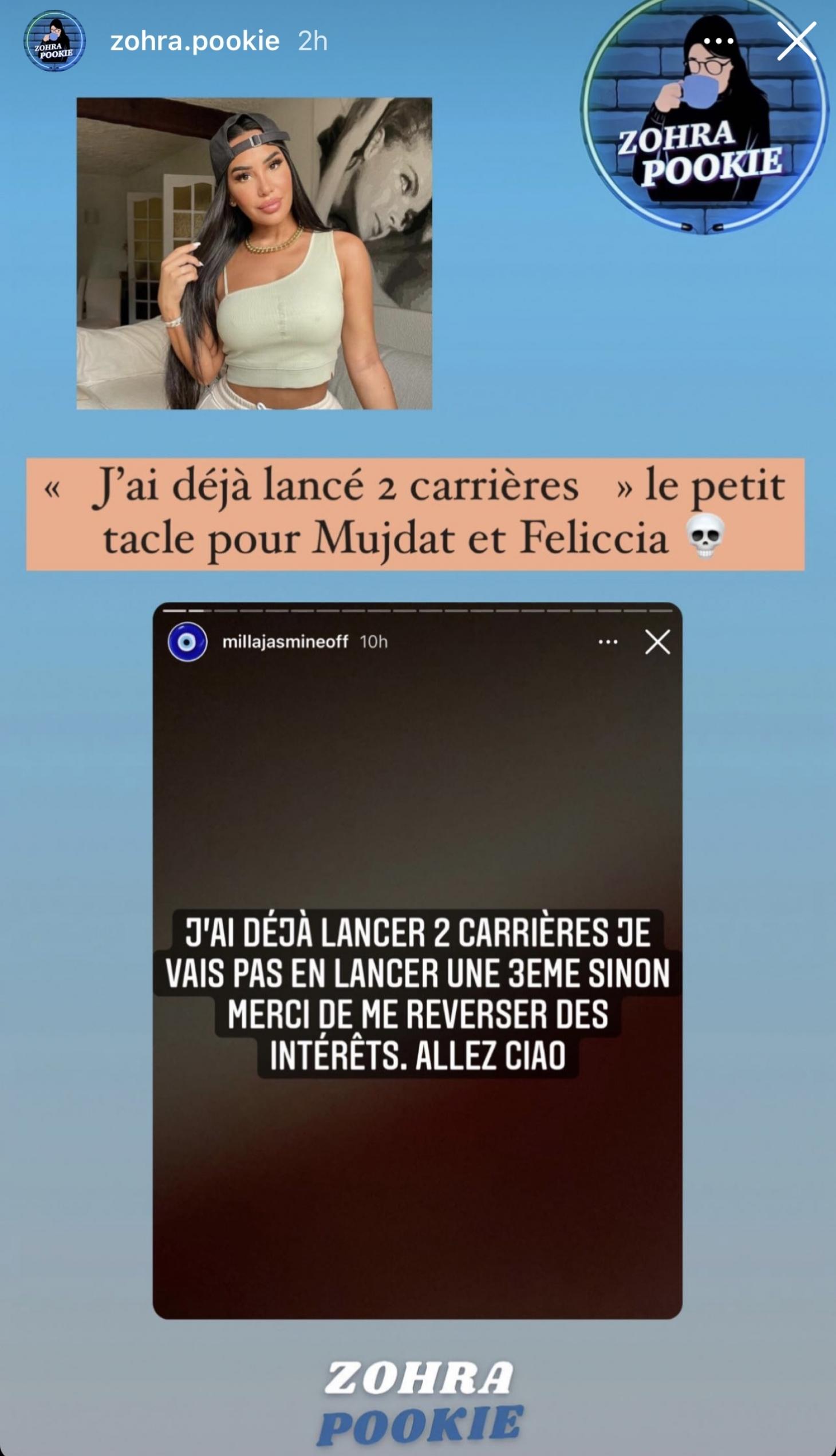 Milla Jasmine tacle une fois de plus son ex Mujdat Saglam et Feliccia