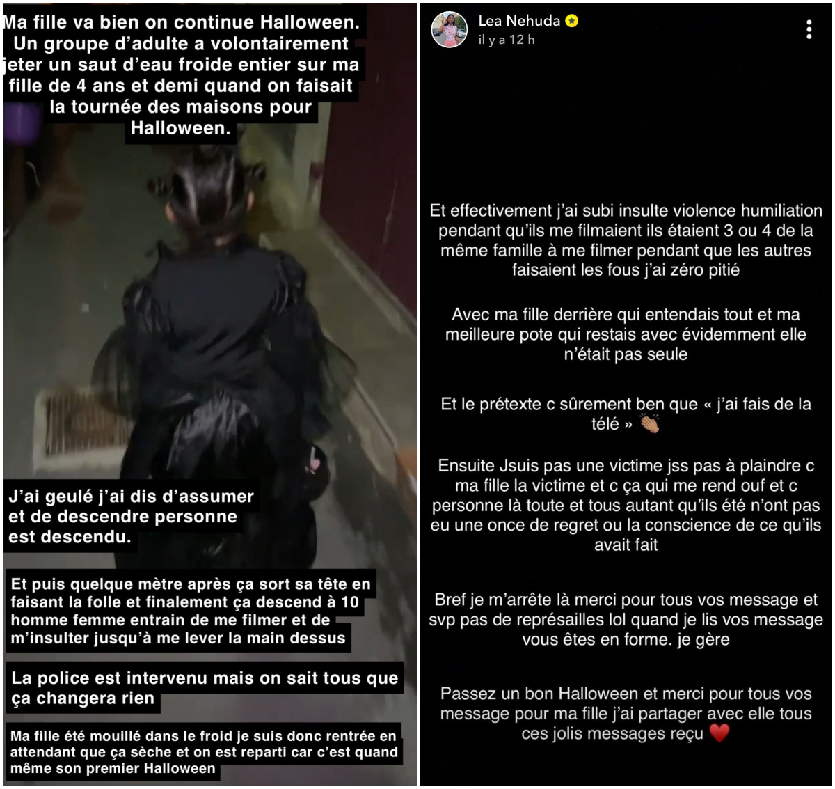  Nehuda est très énervée contre ceux qui s'en sont pris à sa fille @Snapchat