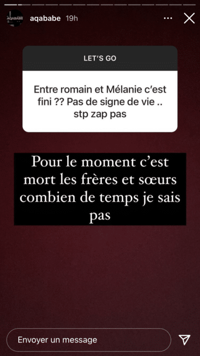  Mélanie Amar et Romain Benn @ Instagram