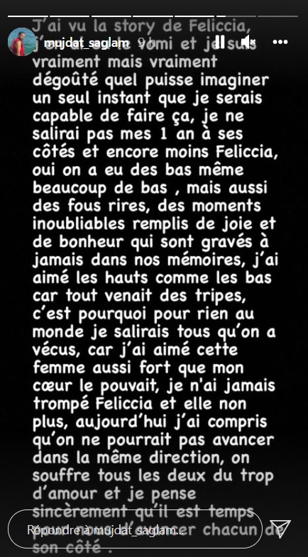 Coup de théâtre : Feliccia accuse Mujdat de l'avoir trompée... puis fait machine arrière !