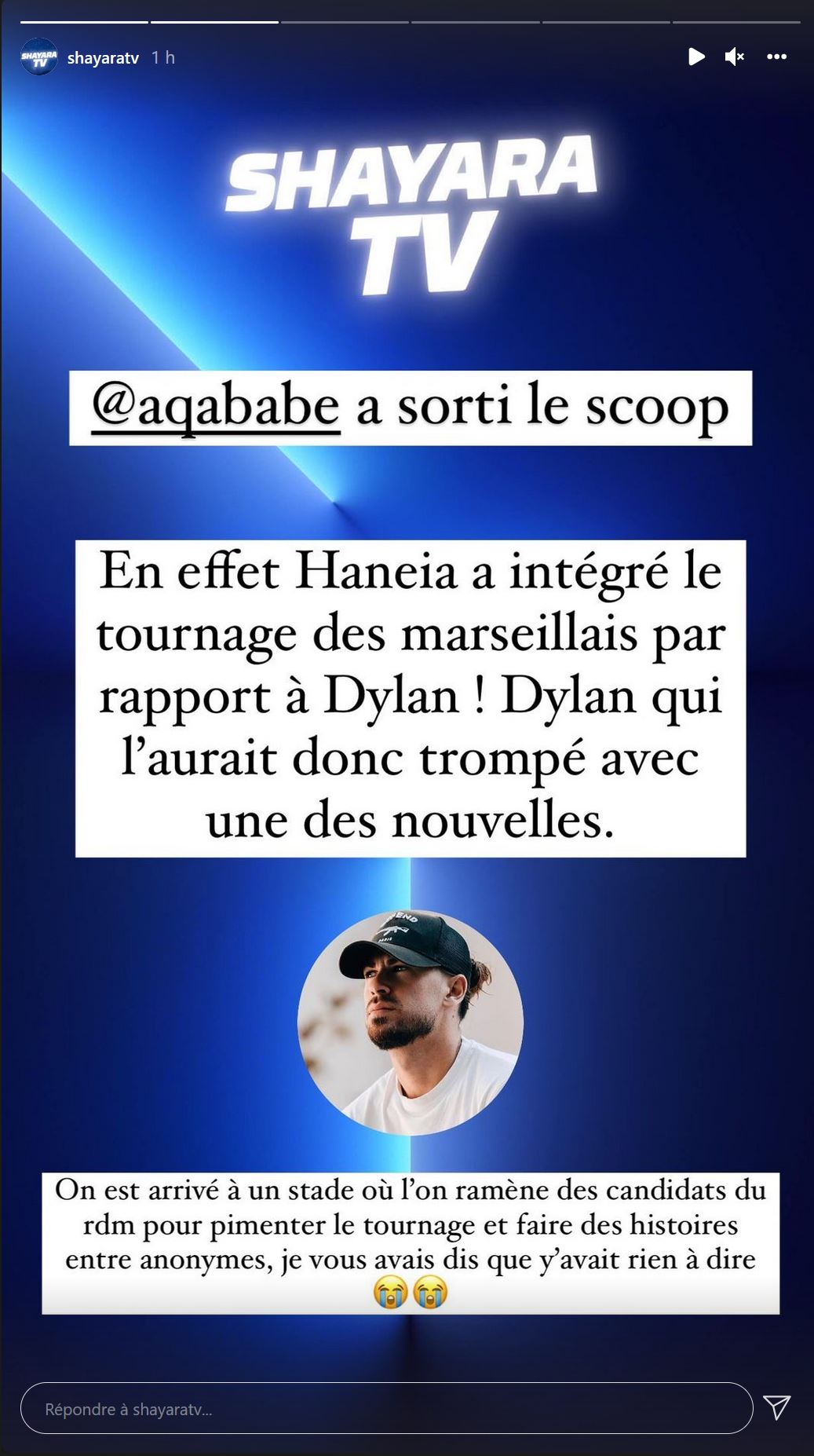  Haneia débarque dans Les Marseillais pour une confrontation avec Dylan @Instagram