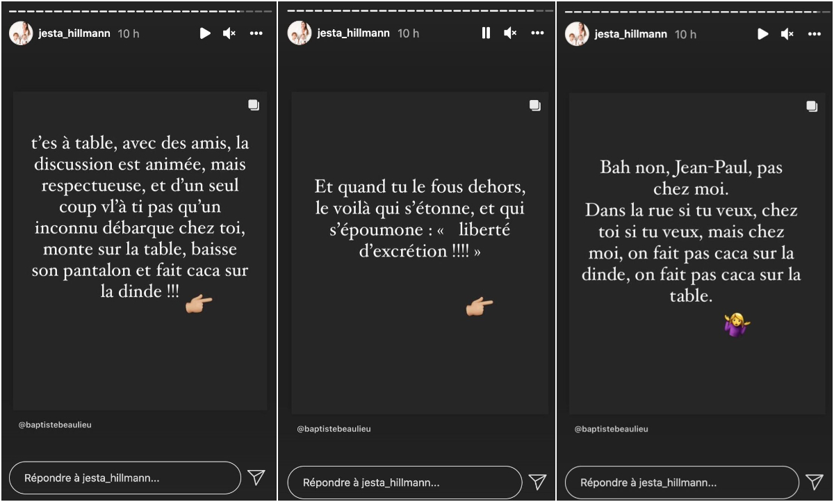  Jesta Hillmann répond à ses détracteurs @Instagram