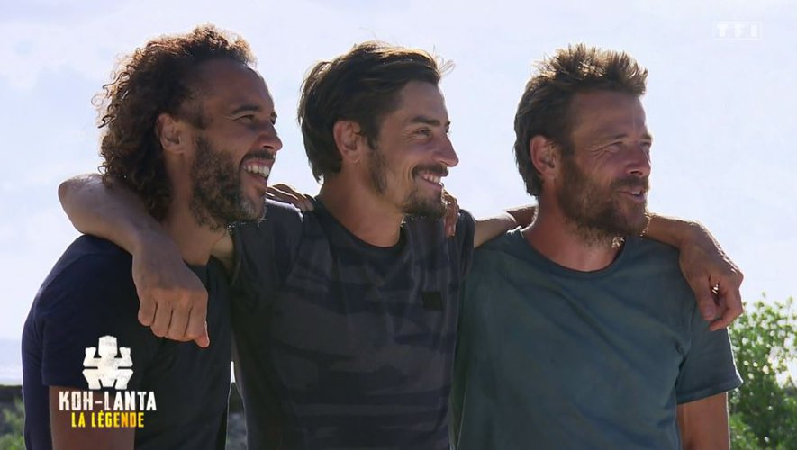  Laurent Maistret, Claude Dartois et Ugo (Koh-Lanta, la légende) / @ TF1