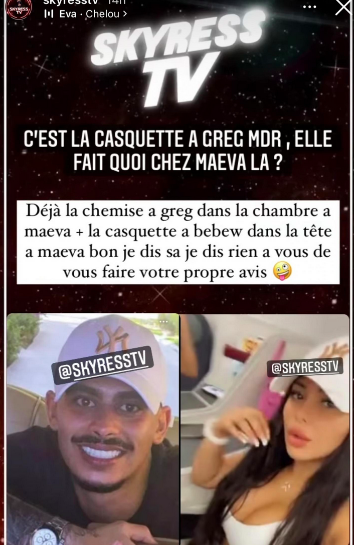  Maeva Ghennam et Greg Yega à nouveau ensemble ? @Instagram