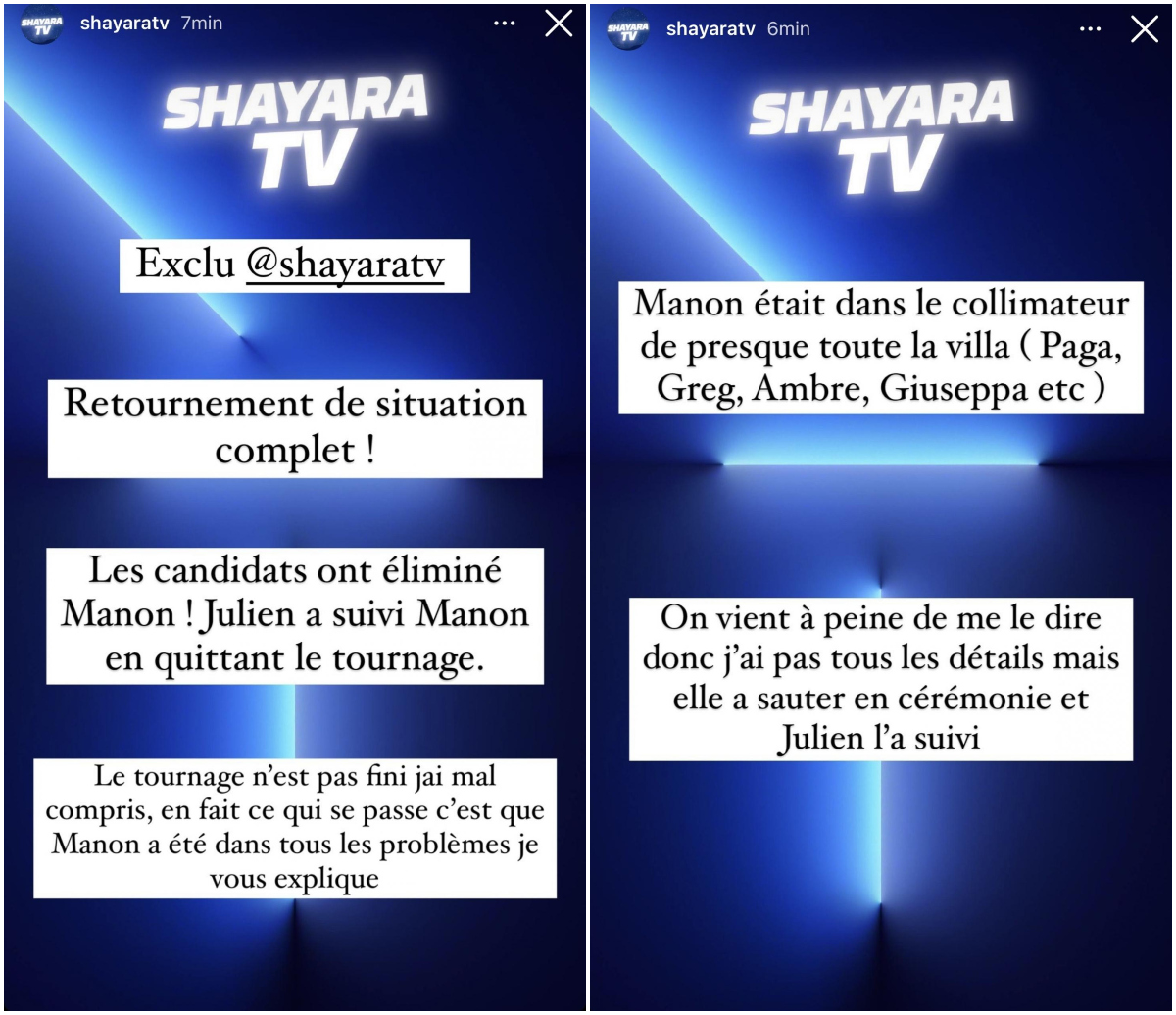 Manon Marsault ennemie des Marseillais ? Julien Tanti prend sa défense et quitte le tournage !