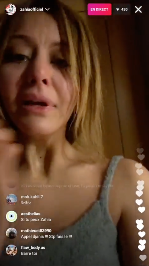 Zahia Dehar au plus mal à cause d’un pervers narcissique : "J’ai essayé de me tailler les veines"