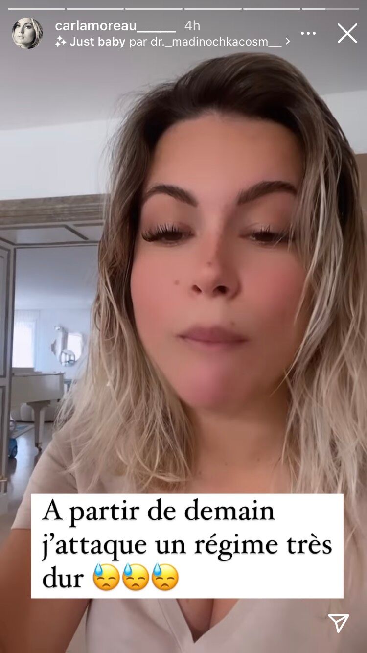 Carla Moreau compte faire un régime drastique pour ce début d'année 2022 @Instagram Carla Moreau compte faire un régime drastique pour ce début d'année 2022 @Instagram