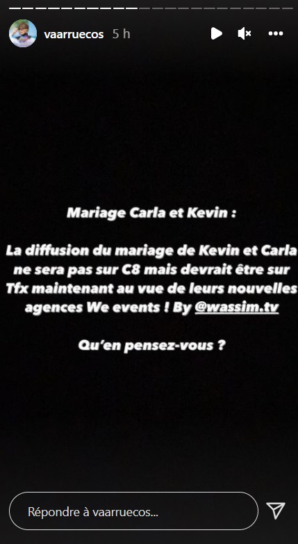 Carla Moreau et Kevin Guedj : Découvrez les premières images de leur mariage !