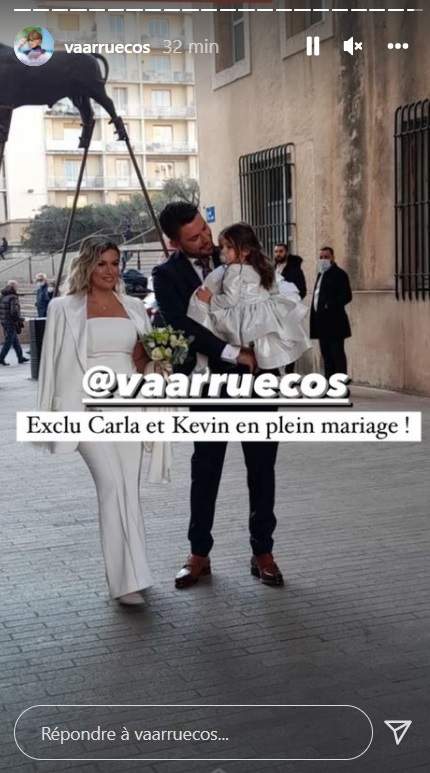 Carla Moreau et Kevin Guedj : Découvrez les premières images de leur mariage !