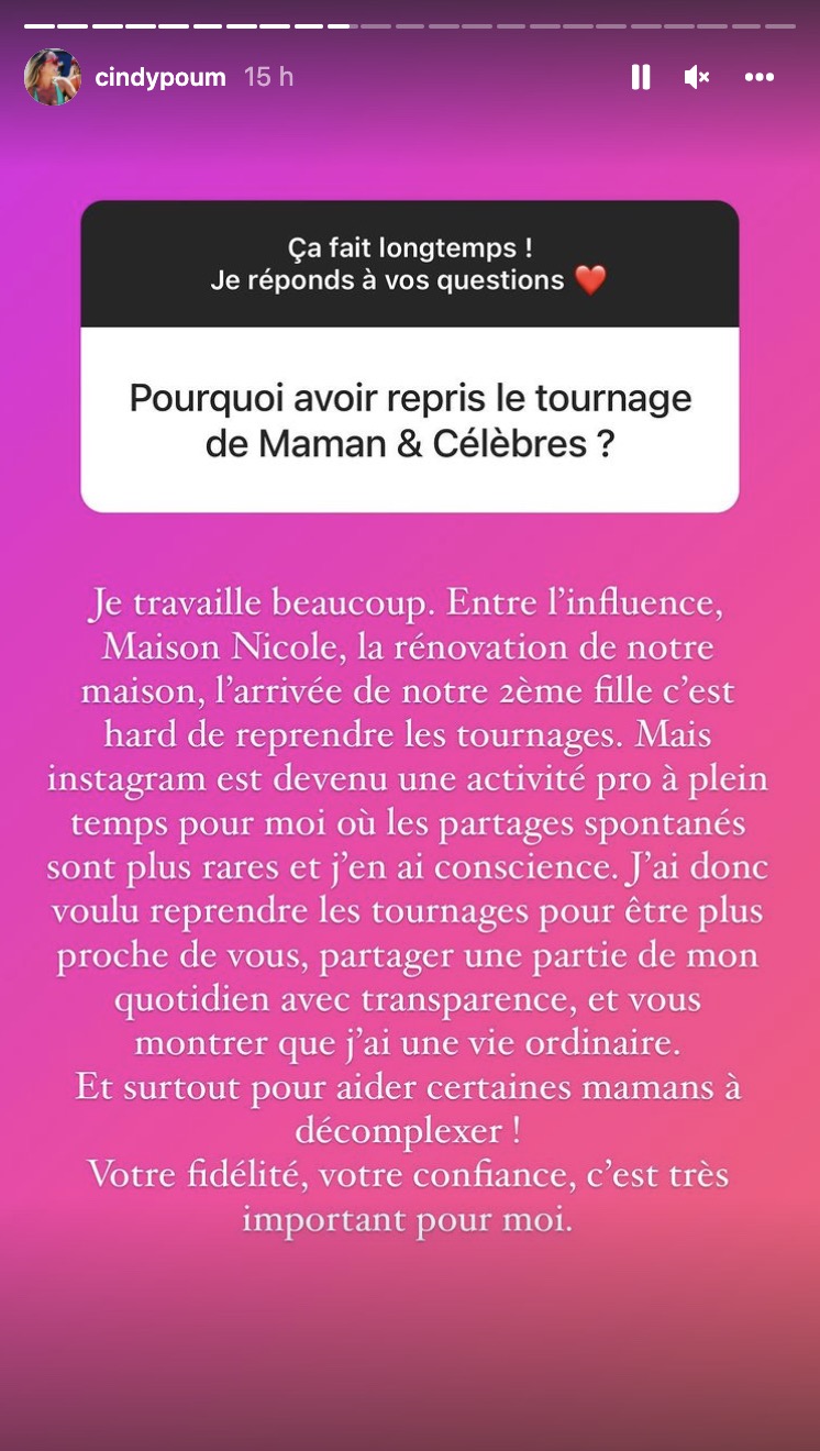 Cindy Poumeyrol (Koh-Lanta) de retour dans Mamans et Célèbres : elle explique son choix !