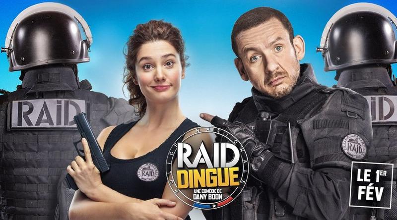  Alice Pol et Dany Boon sur l'affiche du film Raid Dingue.