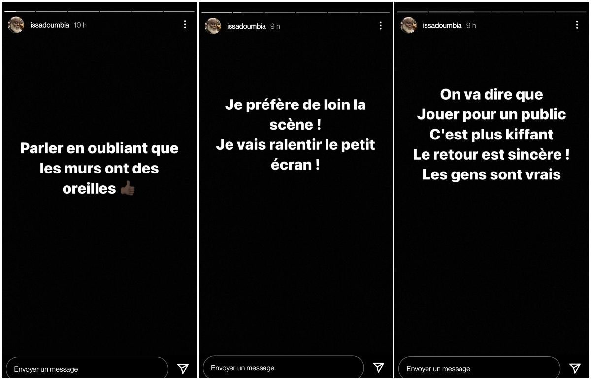  Issa Doumbia tacle le milieu du petit écran @Instagram