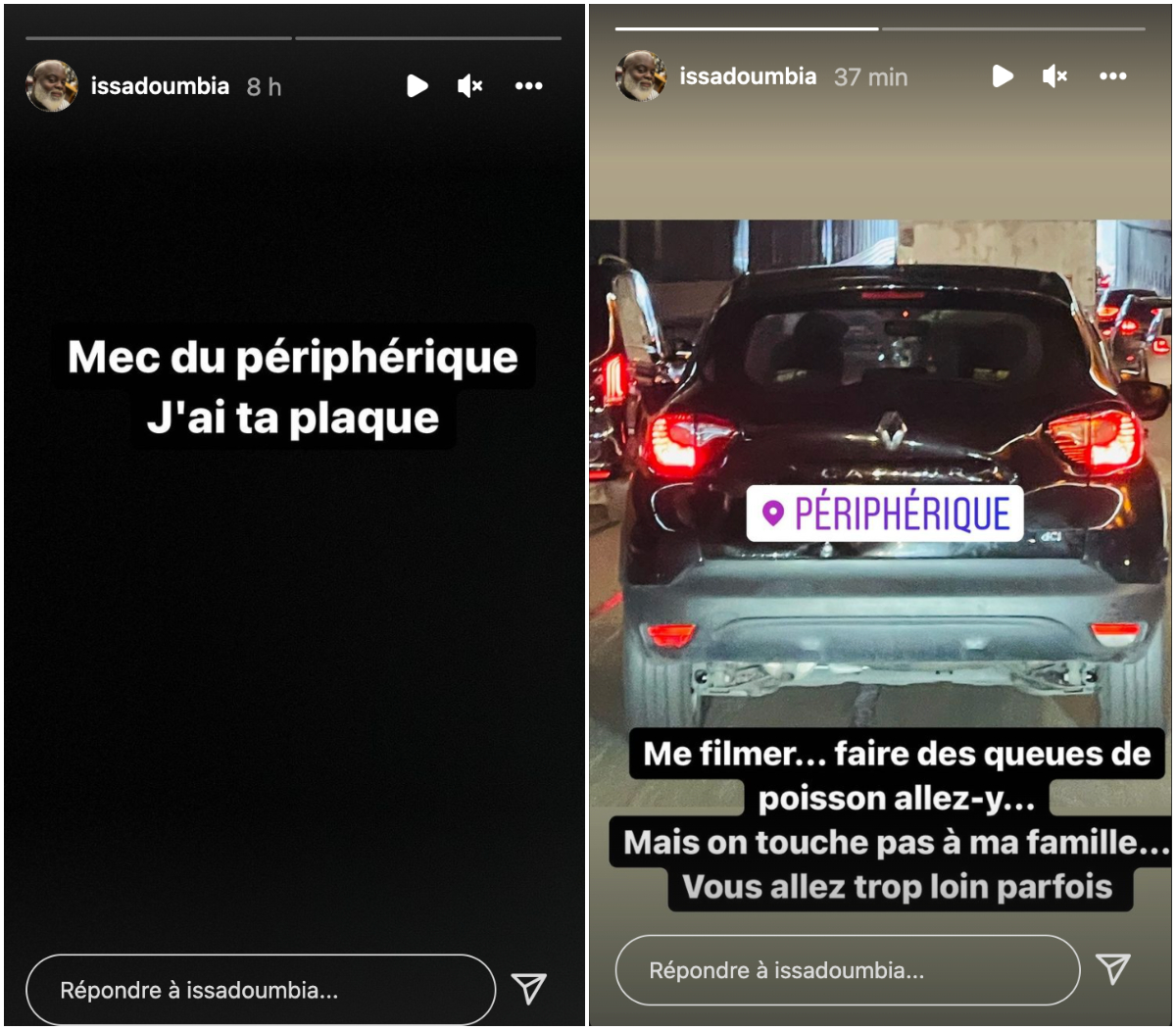 Issa Doumbia pousse un coup de gueule contre un automobiliste et l’affiche sur la Toile