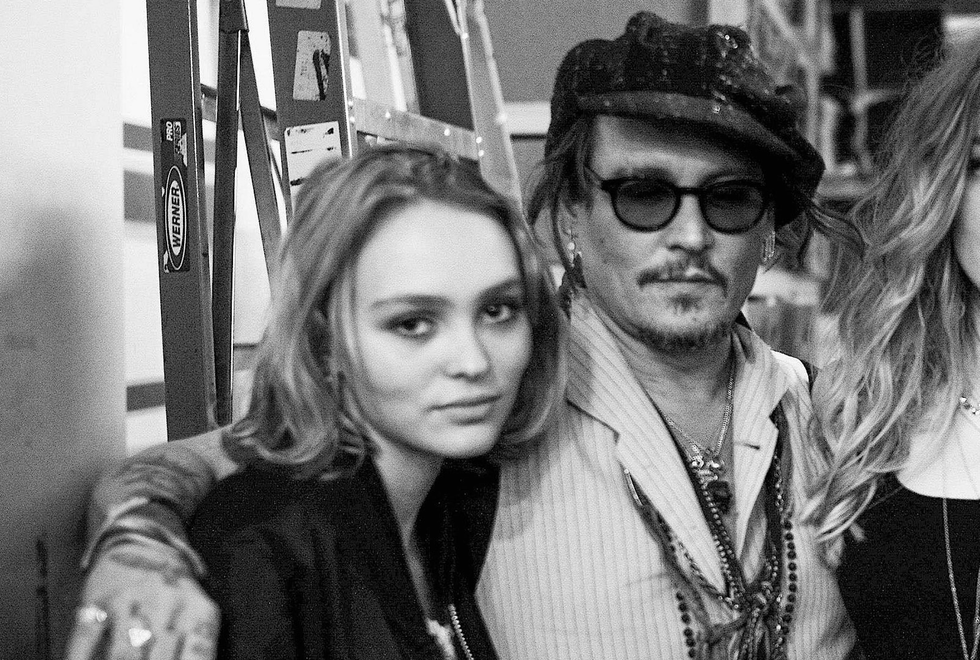 Lily-Rose et Johnny Depp @SIPA