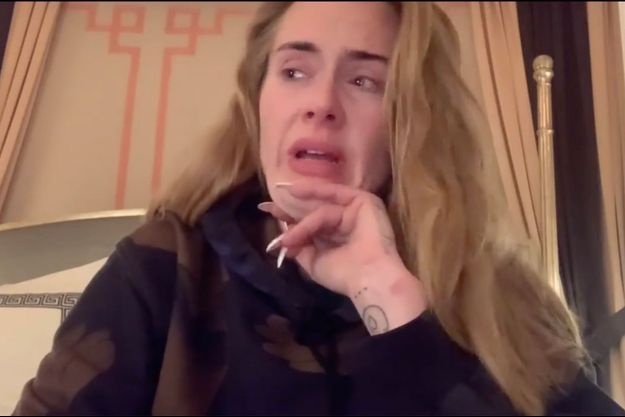  Adele est en larmes sur Instagram, le 20 janvier 2022 @Instagram