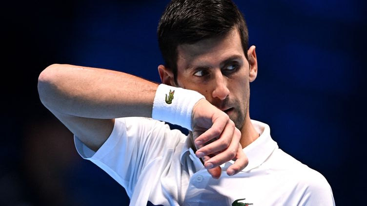  Novak Djokovic lors de la finale de l'ATP Masters / @ALEXEY FILIPPOV / SPUTNIK