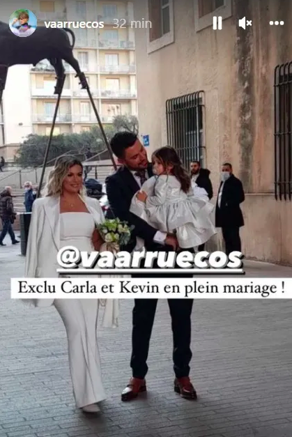  Mariage Carla Moreau et Kevin Guedj @Instagram