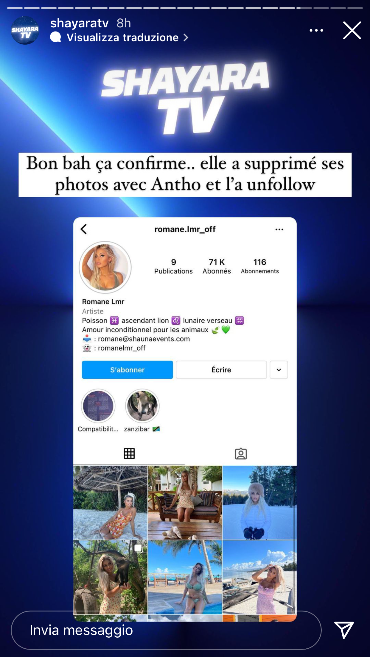  Clémence Lopez et Anthony Matéo @ Instagram