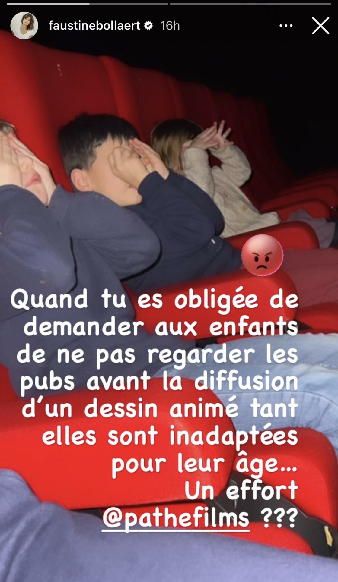 Faustine Bollaert agacée : Cette déconvenue au cinéma avec ses enfants