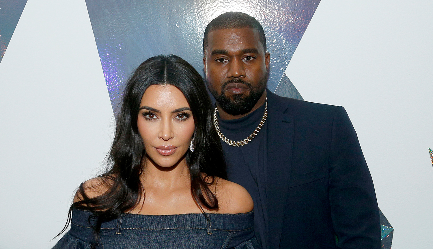 Kanye West et Kim Kardashian @2019 Getty Images