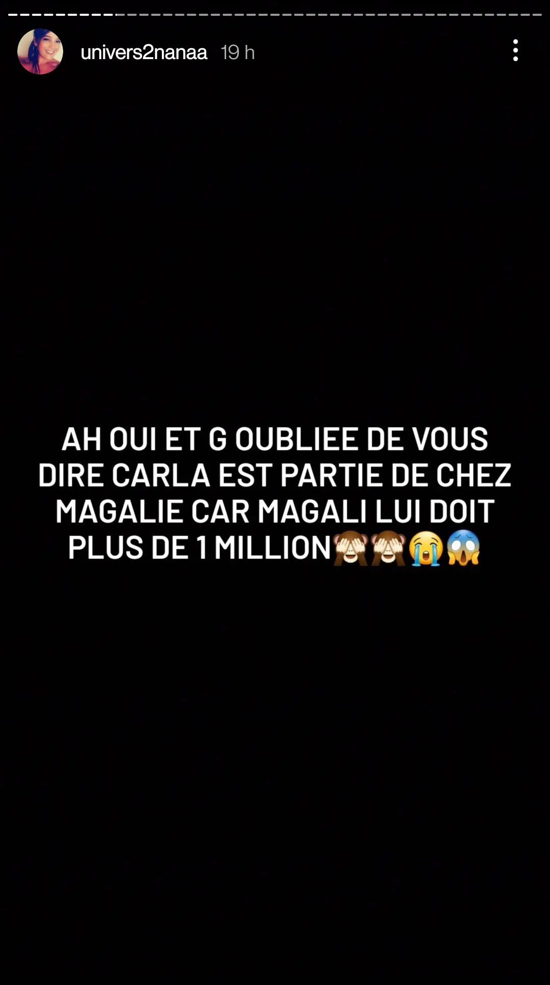  Univers2nanaa balance les salaires de Nabilla et Thomas @Instagram