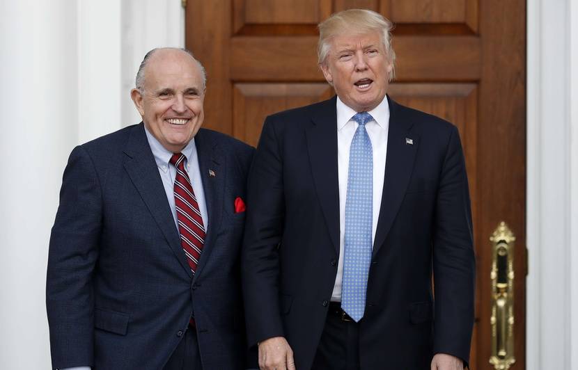  Rudy Giuliani et Donald Trump