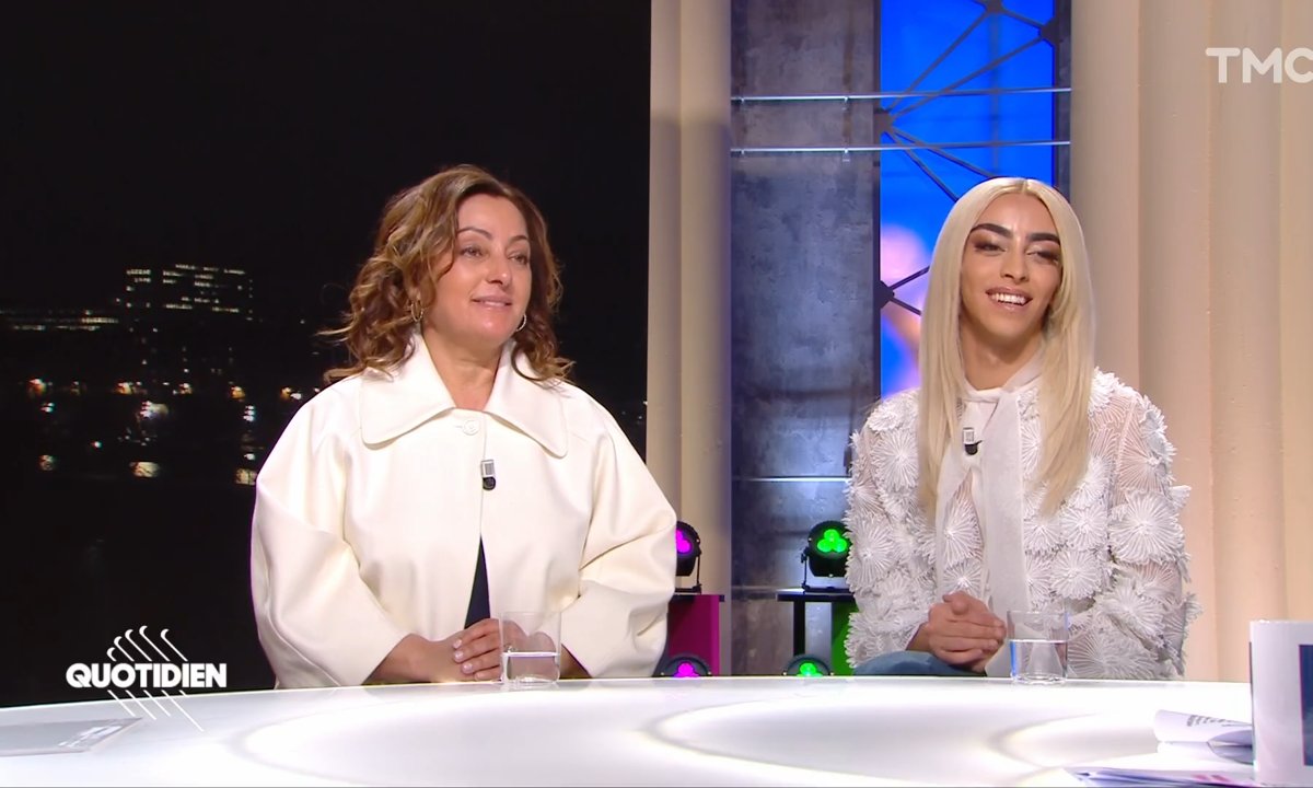 Quotidien : La mère de Bilal Hassani fond en larmes sur le plateau