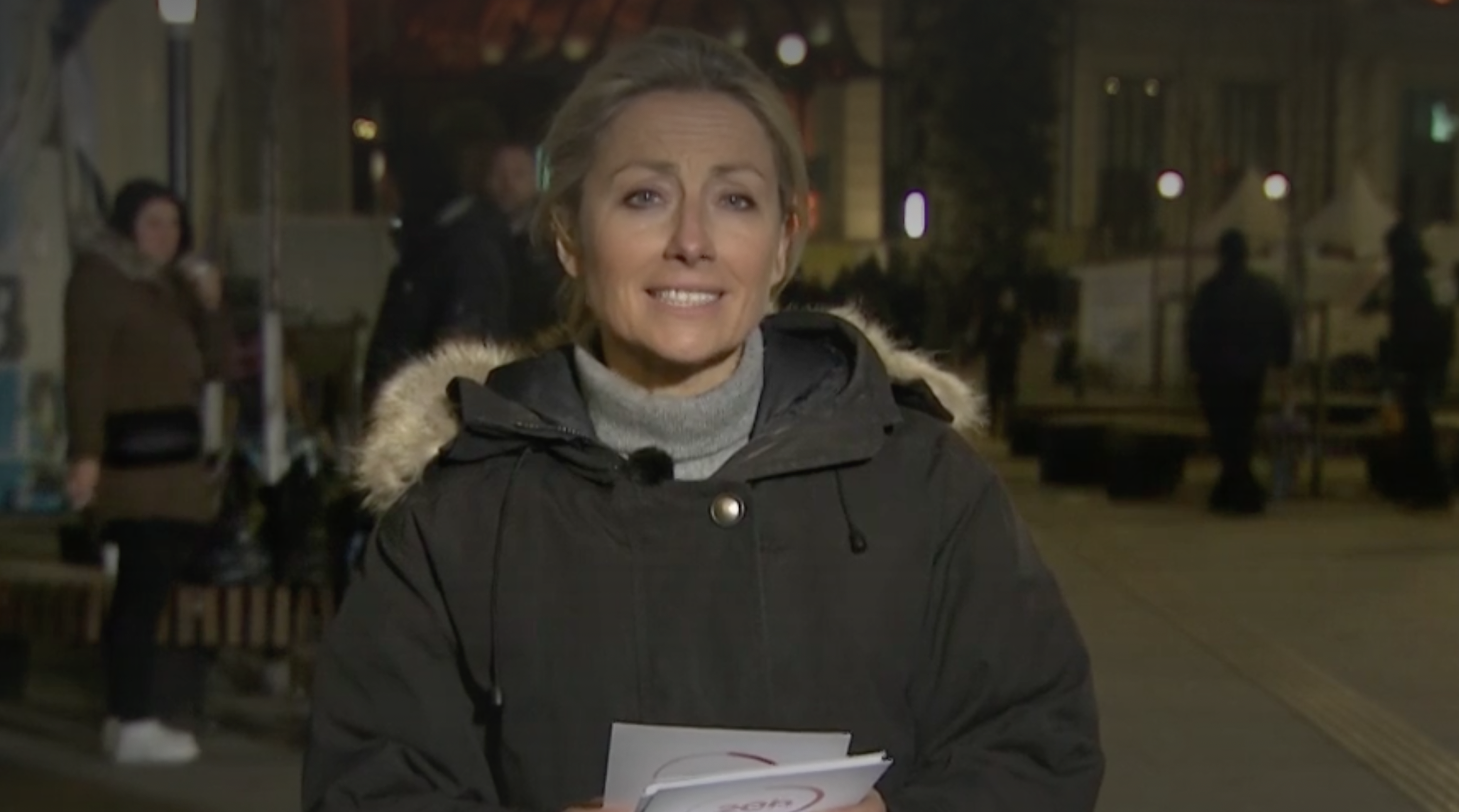 Anne-Sophie Lapix en Ukraine : la journaliste réfugiée dans un souterrain juste avant le 20h