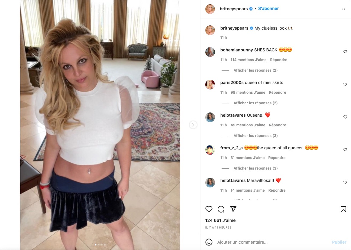 Britney Spears : la star a fait une frayeur à ses fans sur Instagram