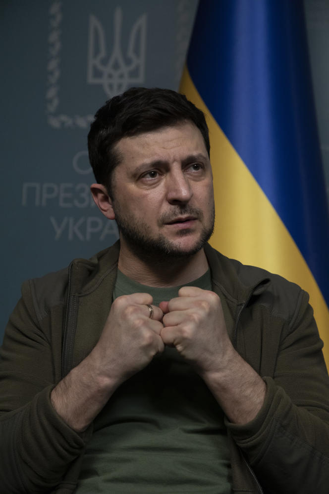  Volodymyr Zelensky @ Laurent Van der Stockt/Le Monde