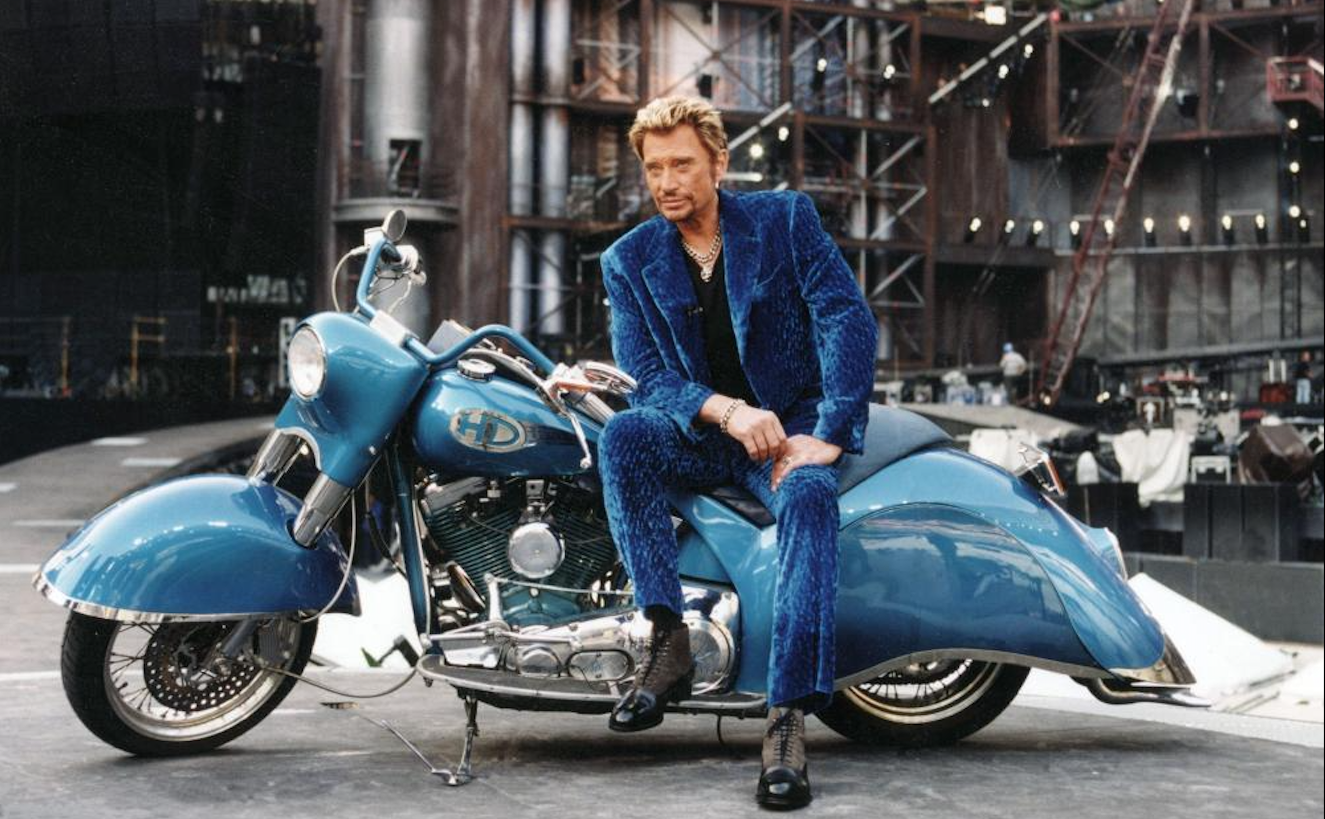 Johnny Hallyday : sa mythique Harley Davidson vendue aux enchères