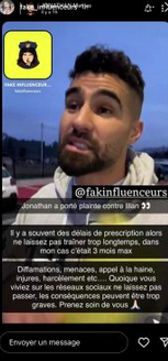  Jonathan Matijas porte plainte contre Illan Castronovo @Instagram