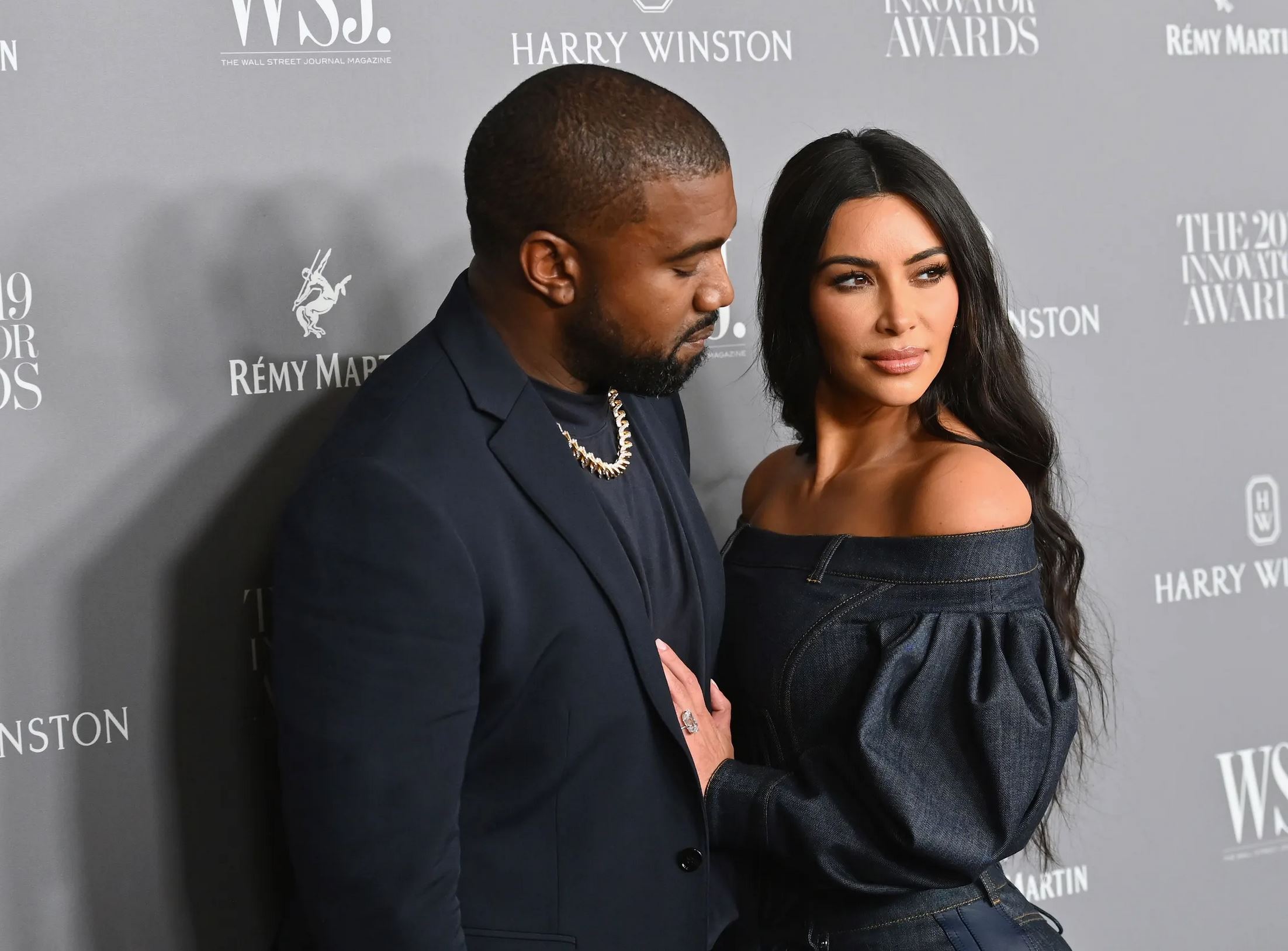  Kim Kardashian et Kanye West @Getty Images