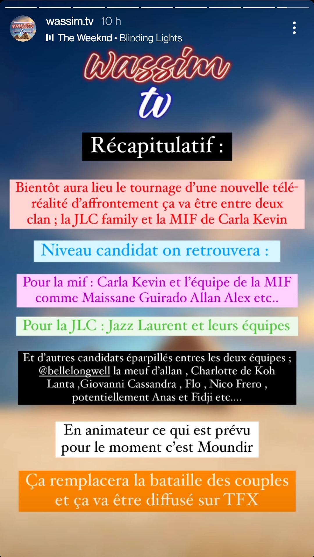 La JLC Family vs La Mif : Carla Moreau et Kevin Guedj vont affronter Jazz et Laurent Correia
