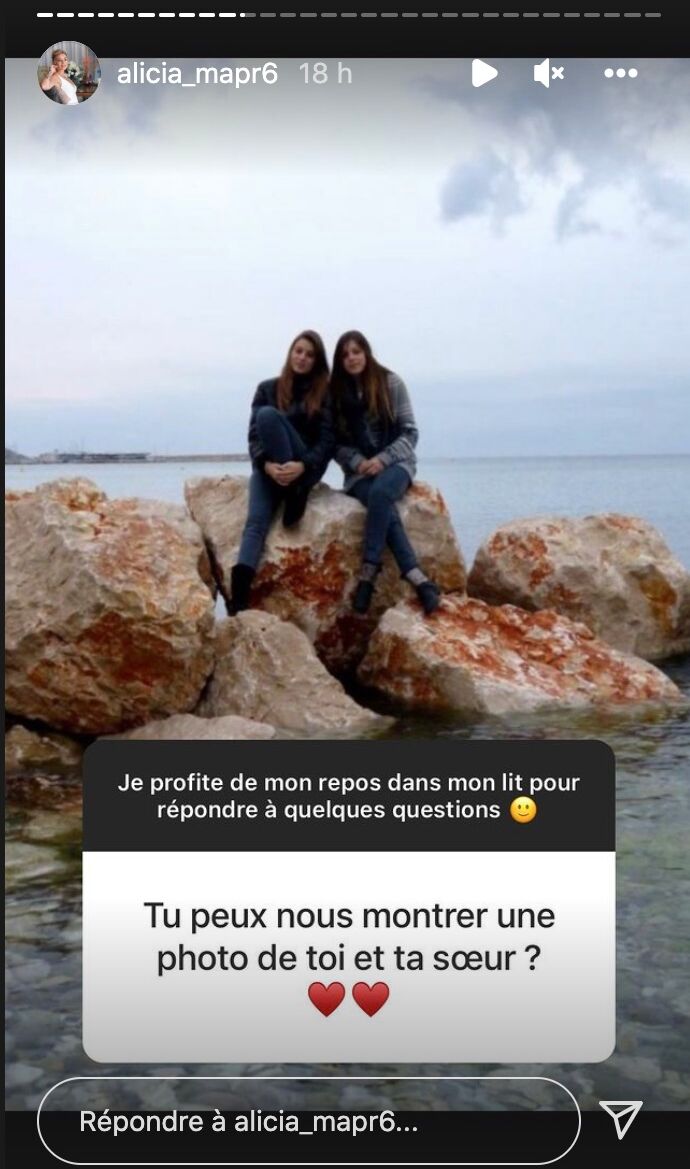 Alicia (MAPR 6) dévoile une photo de sa sœur disparue dans un accident