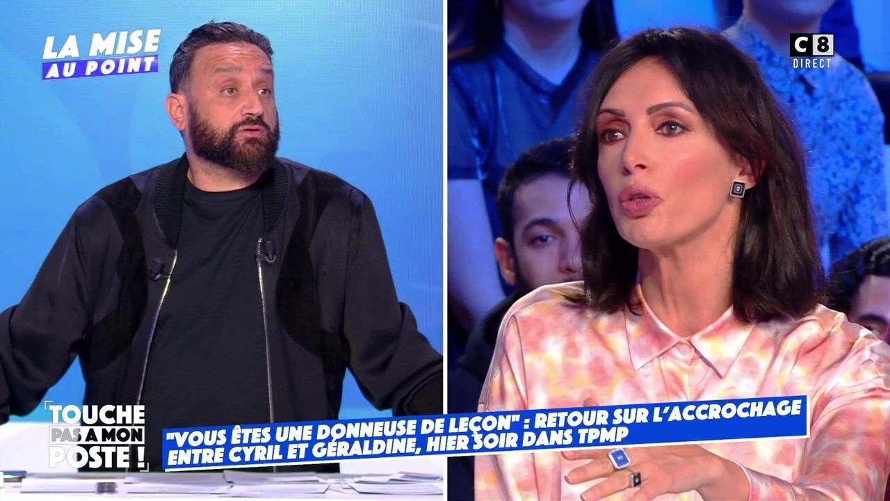 Cyril Hanouna et Géraldine Maillet s’expliquent suite à leur accrochage : &quot;Virez-moi alors !&quot;