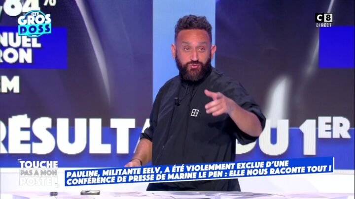  Cyril Hanouna pendant Touche pas à mon poste / @Capture TV C8