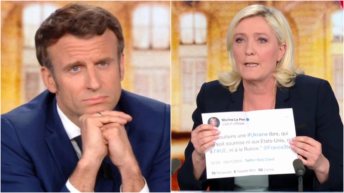Débat Présidentiel 2022 : Les expressions d'Emmanuel Macron et le tweet de Marine Le Pen font réagir