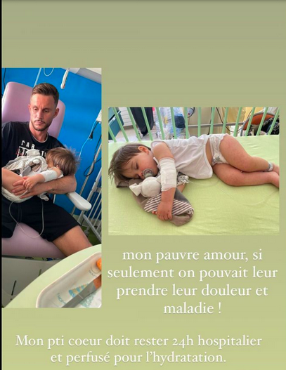  Maeva Martinez et son fils @Instagram