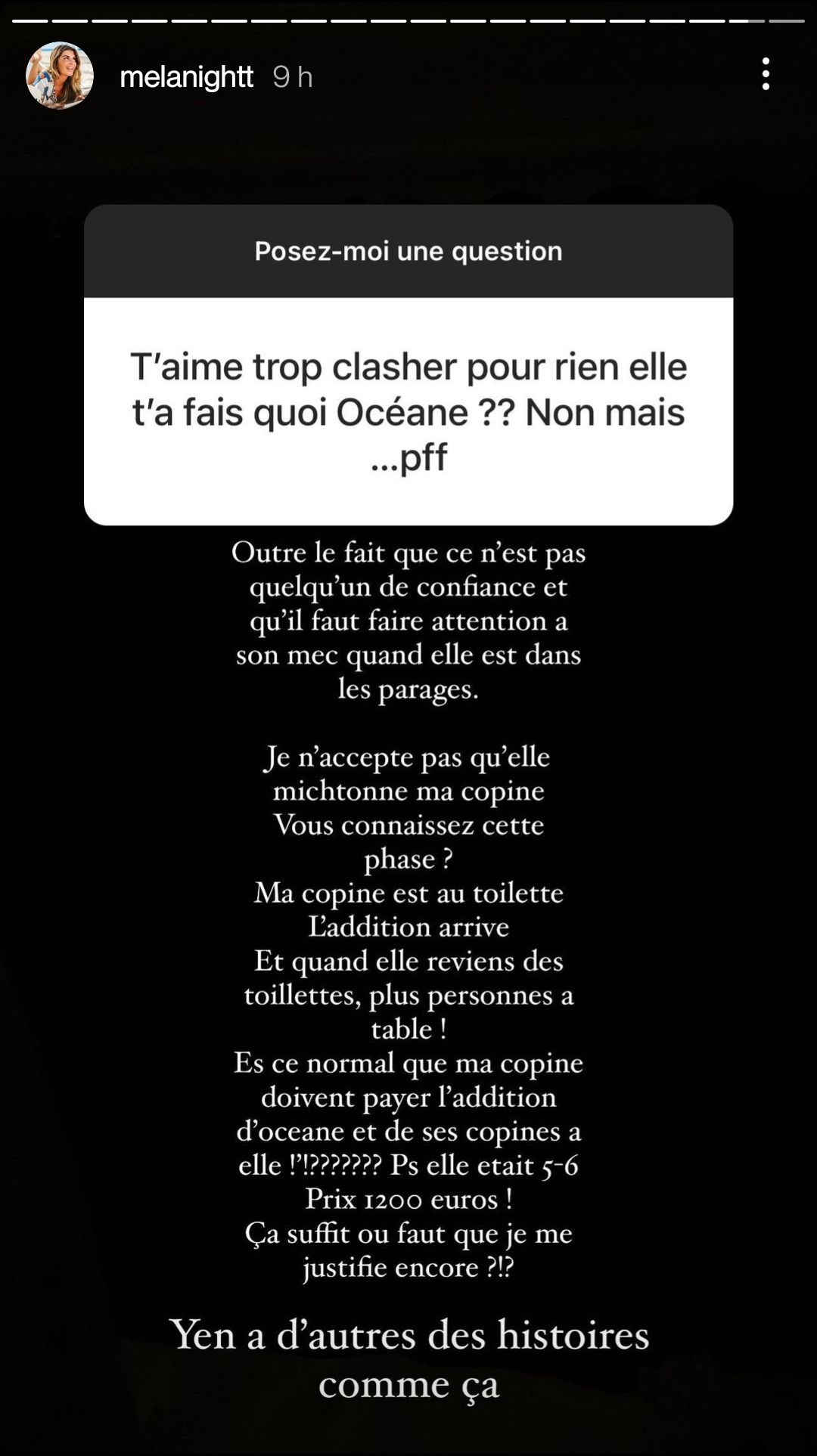 Mélanight tacle Mélanie ORL : "Je ne suis pas le genre de meuf à prendre des mecs en couple"